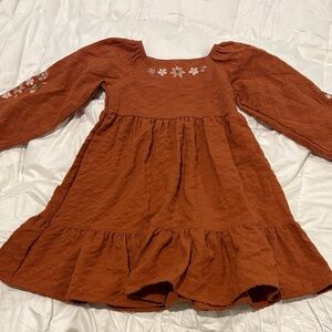 Adorable Kids Dress with Floral Accents